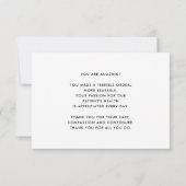 Gezondheidszorg Held Levens redden Hart Stethoscoo Bedankkaart (Achterkant)