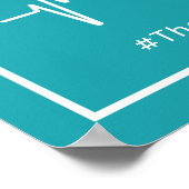 Gezondheidszorg Heroes Dank u Poster ondertekenen (Hoek)