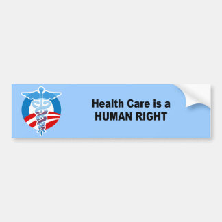 Gezondheidszorg is een mensenrecht bumpersticker