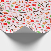 Gezondheidszorg Kerstcadeau Cadeaupapier (Hoek)