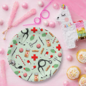 Gezondheidszorg Kerstfeest Papieren Bordje (Feest)