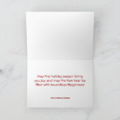 Gezondheidszorg Kerstgroeten met liefde Feestdagen Kaart (Binnen)