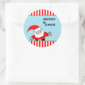 Gezondheidszorg Kerstvakantie Ronde Sticker (Tas)