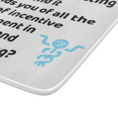 Gezondheidszorg laat je huilen snijplank (Hoek)