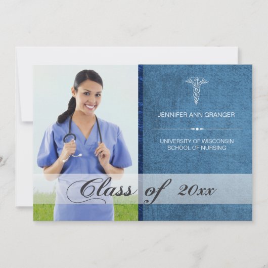 Gezondheidszorg Medische Afstuderen Fotoaankondigi Aankondiging (Voorkant)