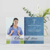 Gezondheidszorg Medische Afstuderen Fotoaankondigi Aankondiging (Staand voorkant)