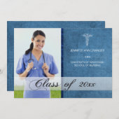 Gezondheidszorg Medische Afstuderen Fotoaankondigi Aankondiging (Voorkant / Achterkant)