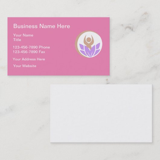 Gezondheidszorg Medische thema Visitekaartje (Voorkant / Achterkant)