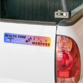 Gezondheidszorg niet-oorlogvoering bumpersticker (Op Truck)
