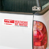 Gezondheidszorg NIET-oorlogvoering Bumpersticker (Op Truck)