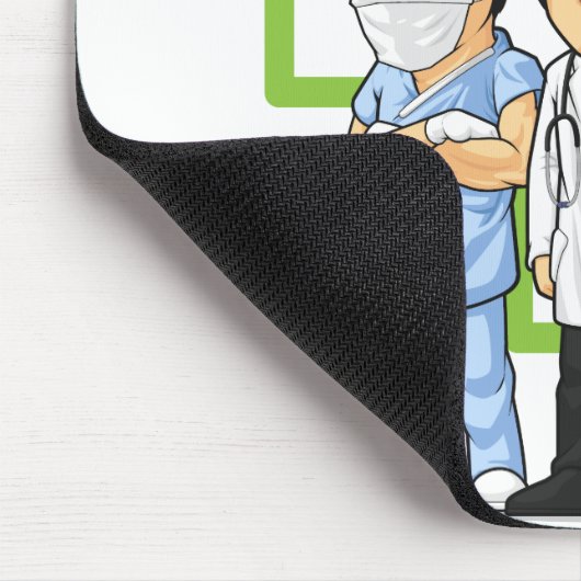 Gezondheidszorg of medisch personeel - Arts & verp Muismat (Hoek)