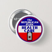 Gezondheidszorg Ronde Button 5,7 Cm (Voorkant /achterkant)