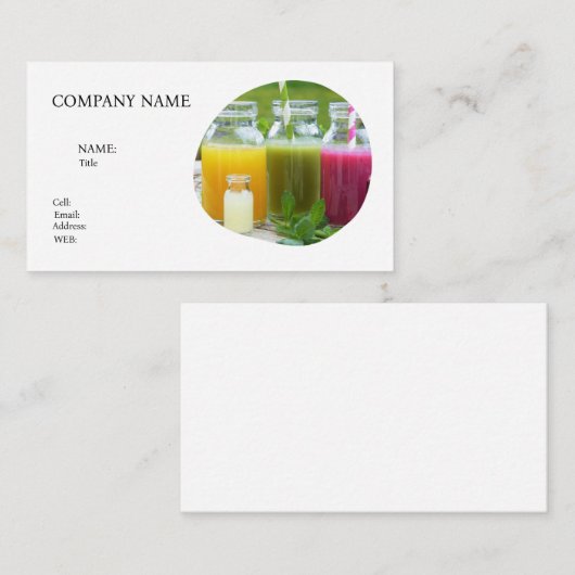 GEZONDHEIDSZORG VOOR HET VISITEKAARTJE BASIC SJABL (Voorkant / Achterkant)