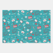 Gezondheidszorg voor verpleegkundigen inpakpapier vel (Voorkant 2)