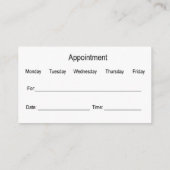 Gezondheidszorg voor vrouwen OB-GYN Medical Visitekaartje (Achterkant)