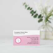 Gezondheidszorg voor vrouwen visitekaartje (Staand voorkant)