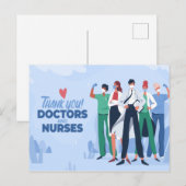 GEZONDHEIDSZORG WERKNEMERS WERKDAG BRIEFKAART (Voorkant / Achterkant)