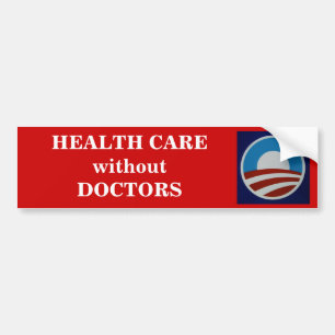 GEZONDHEIDSZORG zonder ARTS Bumpersticker