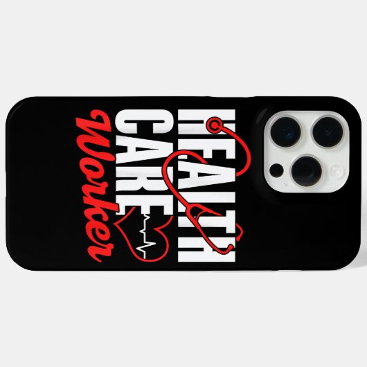 Gezondheidszorgbeambte Gratis Universele betaalbar Case-Mate iPhone Case (Achterkant (horizontaal))