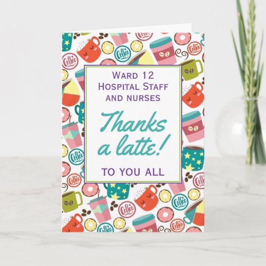 Gezondheidszorgmedewerker Bedankt Waardering Kaart (Voorkant)