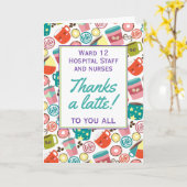 Gezondheidszorgmedewerker Bedankt Waardering Kaart (Gele Bloem)