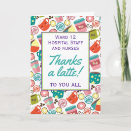 Gezondheidszorgmedewerker Bedankt Waardering Kaart