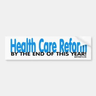 Gezondheidszorgrekening is voorbij! bumpersticker
