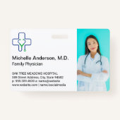 Gezondheidszorgwerkers | Sjabloon geneeskundige ar Badge (Voorkant)