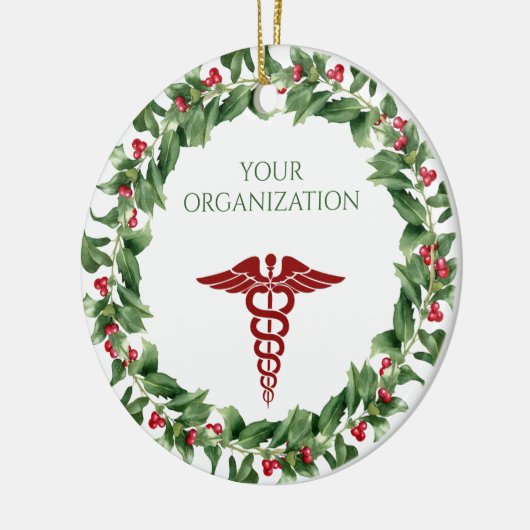 Gezondheidszorgziekenhuis Custom Holiday Keramisch Ornament (Links)