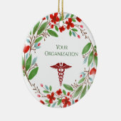 Gezondheidszorgziekenhuis Custom Holiday Keramisch Ornament (Rechts)