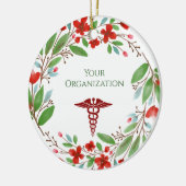 Gezondheidszorgziekenhuis Custom Holiday Keramisch Ornament (Links)
