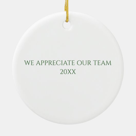 Gezondheidszorgziekenhuis Custom Holiday Keramisch Ornament (Achterkant)