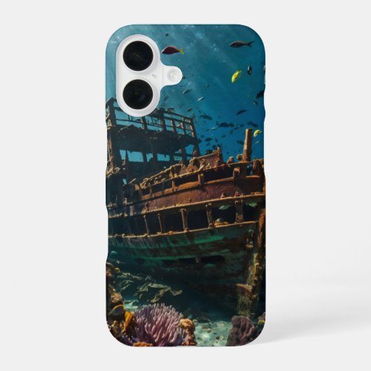Gezonken Schat iPhone 16 Hoesje (Achterkant)