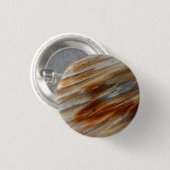 Gezonken versteend hout ronde button 3,2 cm (Voorkant /achterkant)