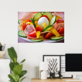 Gezont vegan ontbijt poster (Thuiskantoor)