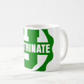 Gezoomde Mok "Indoctrinaat U" Logo (Voorkant rechts)