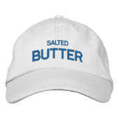 gezouten boter geborduurde pet (Voorkant)