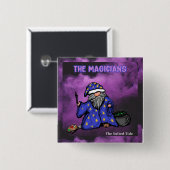 Gezouten goochelaars gedijen Button (Voorkant /achterkant)