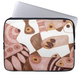Gezouten karamel ontwerp laptop sleeve