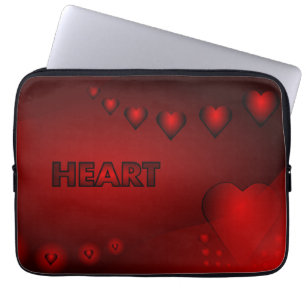 Gezwadde harten - laptop sleeve