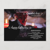 Gezwoerd cocktail Recipe Halloween Briefkaart (Voorkant)