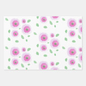 gezwollen bloemen inpakpapier vel (Voorkant 2)