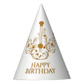 Gezwollen gitaren Birthday Feesthoedjes (Voorkant)