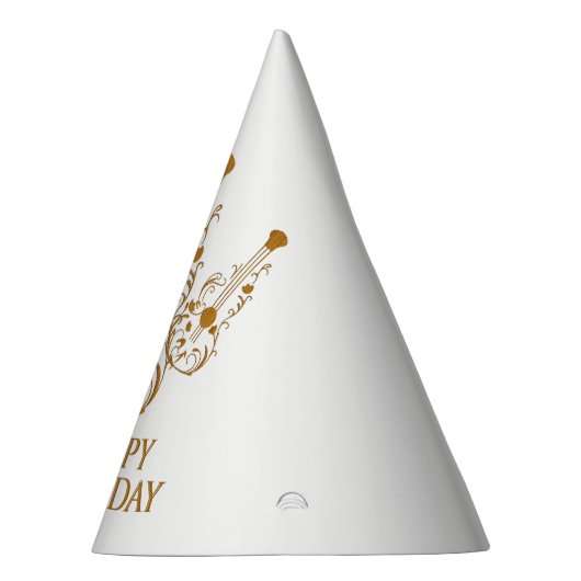 Gezwollen gitaren Birthday Feesthoedjes (Rechts)