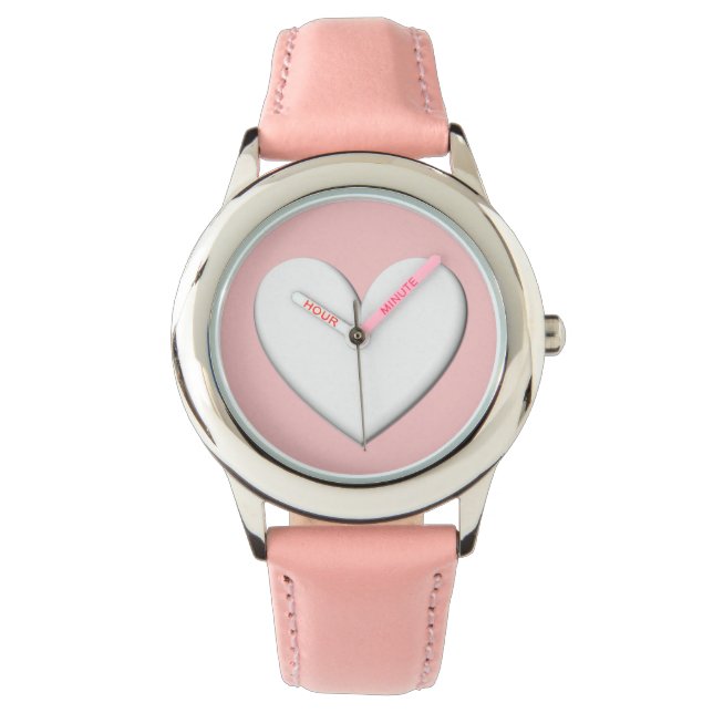 Gezwollen Hart Horloge (Voorkant)