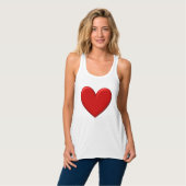 Gezwollen Hart Tanktop (Volledige Voorkant)
