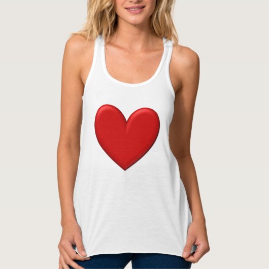 Gezwollen Hart Tanktop (Voorkant)