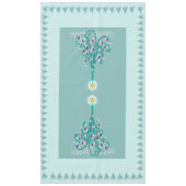 Gezwollen kerstboom 60" x 104" tafelkleed (Voorkant)