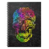 Gezwollen schedel (kleur) notitieboek (Voorkant)