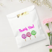 Gezwriemd Lollipops Favor Bag Bedankzakje (Gezegeld)